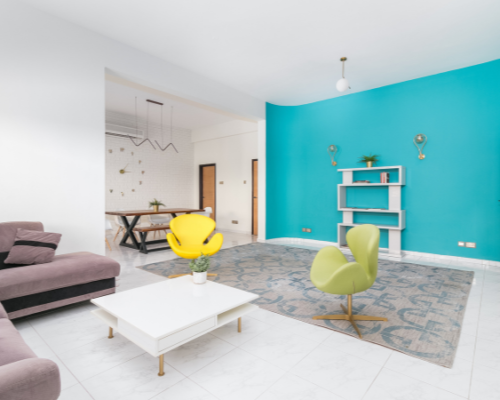 seating area in rental villas in dubai city